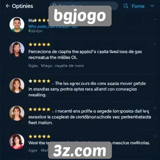 feedback dos usuários sobre a interface do bgjogo